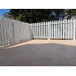 PVC letvice za ogradu 60x20mm - 1m