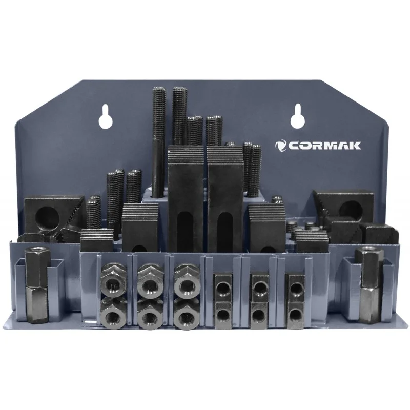 Stezni komplet M10 za T-utor 12mm – 58 kom CORMAK