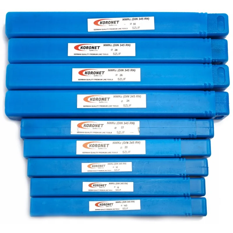 Set brušenih svrdala HSS 14,5–30 mm 9 kom CORMAK