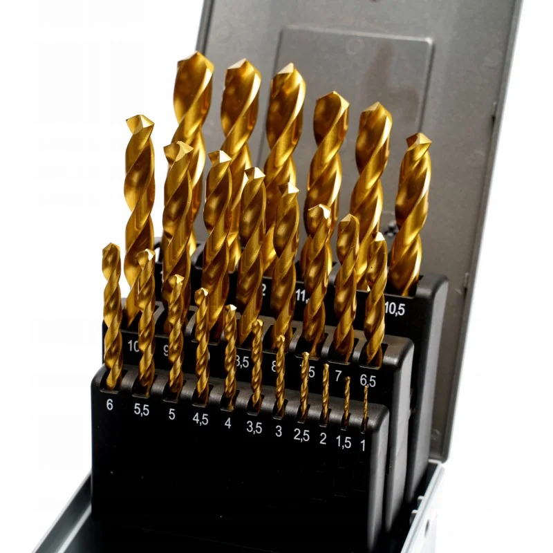 Set kobalt svrdala HSSE TiN 1–13 mm 25 kom CORMAK