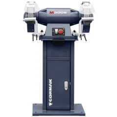 Dvostrana stolna brusilica M300S s postoljem i usisavačem za strugotine MDC750 400V CORMAK