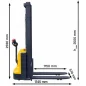 Električni viličar Q12E35 1200kg 3500mm CORMAK