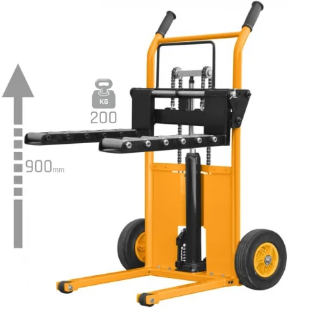 Transportna kolica WLTC s valjkastim vilicama 200kg 900mm CORMAK