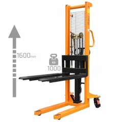 Ručni hidraulički paletni slagač WRHS1610 1000kg 1600mm CORMAK