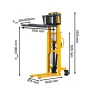 Hidraulički ručni paletni slagač WRHS 1020 1000kg 2000mm CORMAK