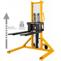 Hidraulički ručni paletni slagač WRHS 1016/1250 1000kg 1600mm) CORMAK
