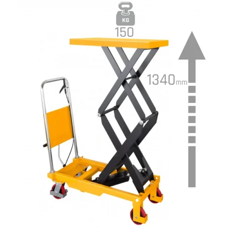 Platforma s nožnim škarastim podizačem TA1513 150kg 1340mm CORMAK