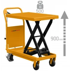 Platforma s nožnim škarastim podizačem TA50 500kg 900mm CORMAK