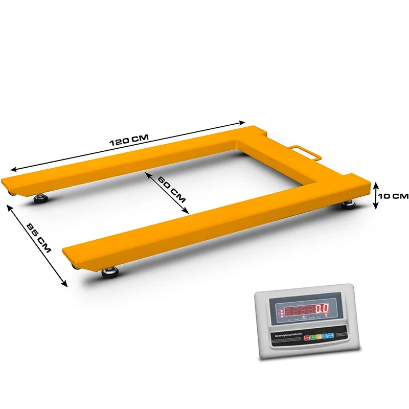 U-obilkovana paletna platformna vaga WU2T 2000kg CORMAK